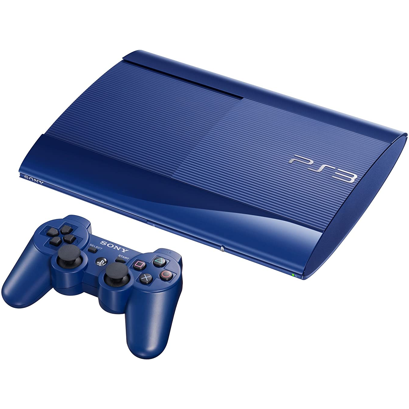 PlayStation 3 Super Slim System 250GB - Azurite Blue Edition PlayStation 3 Super Slim System 250GB - Azurite Blue Edition