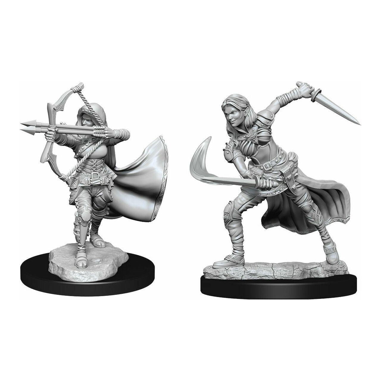 D&D - Minis - Nolzurs Marvelous Miniatures - Air Genasi Female Ranger