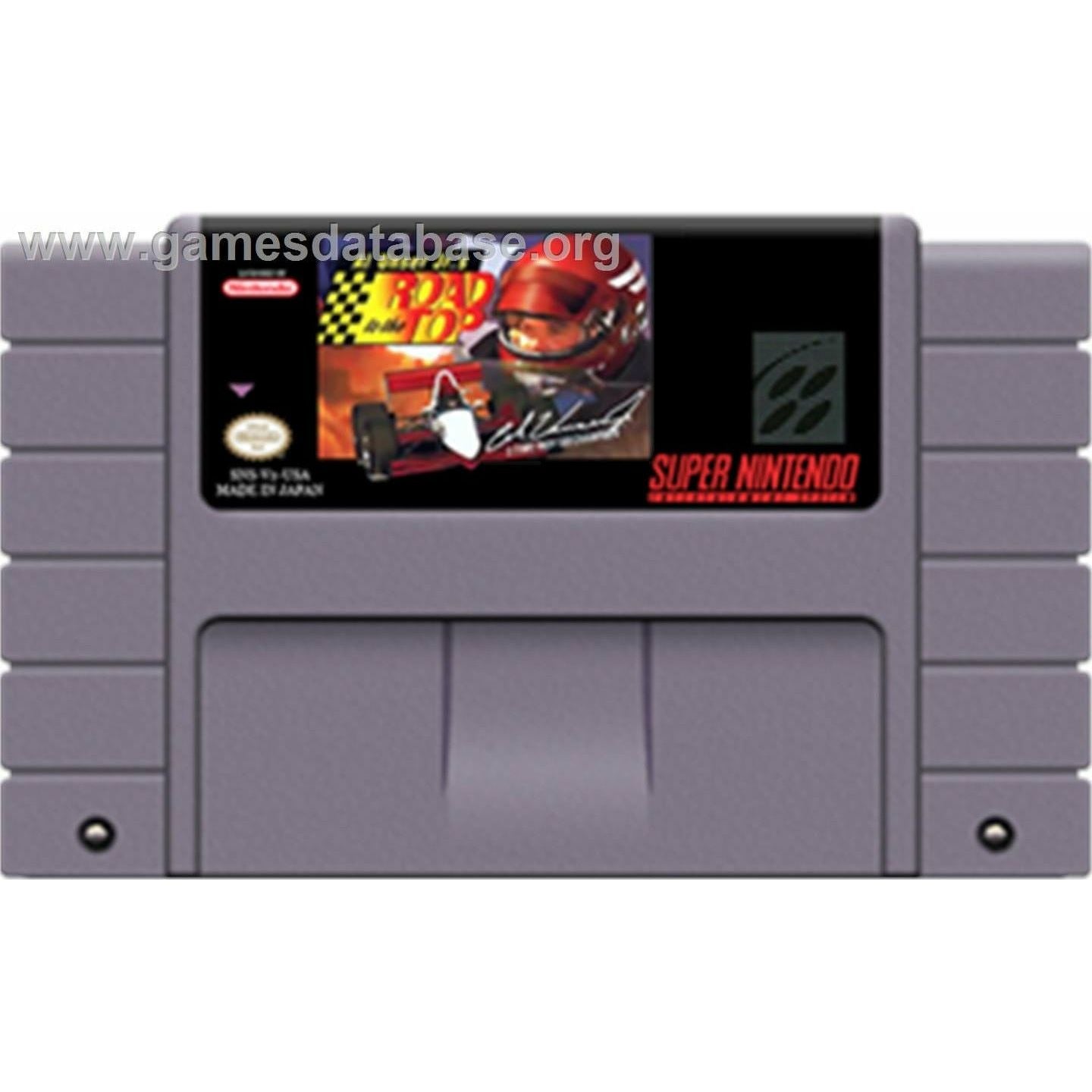 SNES - La route vers le sommet d'Al Unser Jr (cartouche uniquement)