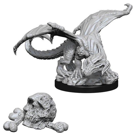 D&D - Minis - Nolzurs Marvelous Miniatures - Dragon Noir Wyrmling