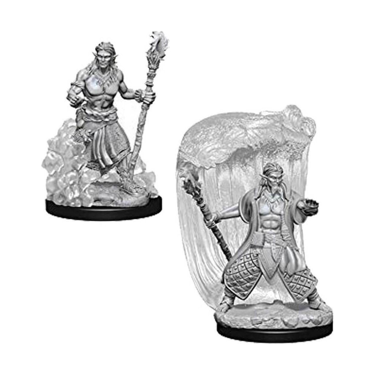 D&D - Minis - Nolzurs Marvelous Miniatures - Druide mâle Water Genasi