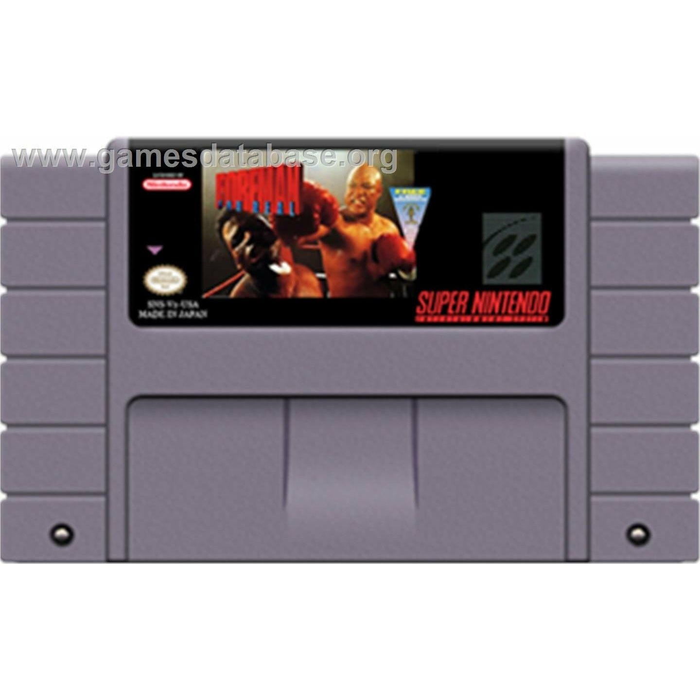 SNES - Foreman For Real (cartouche uniquement)