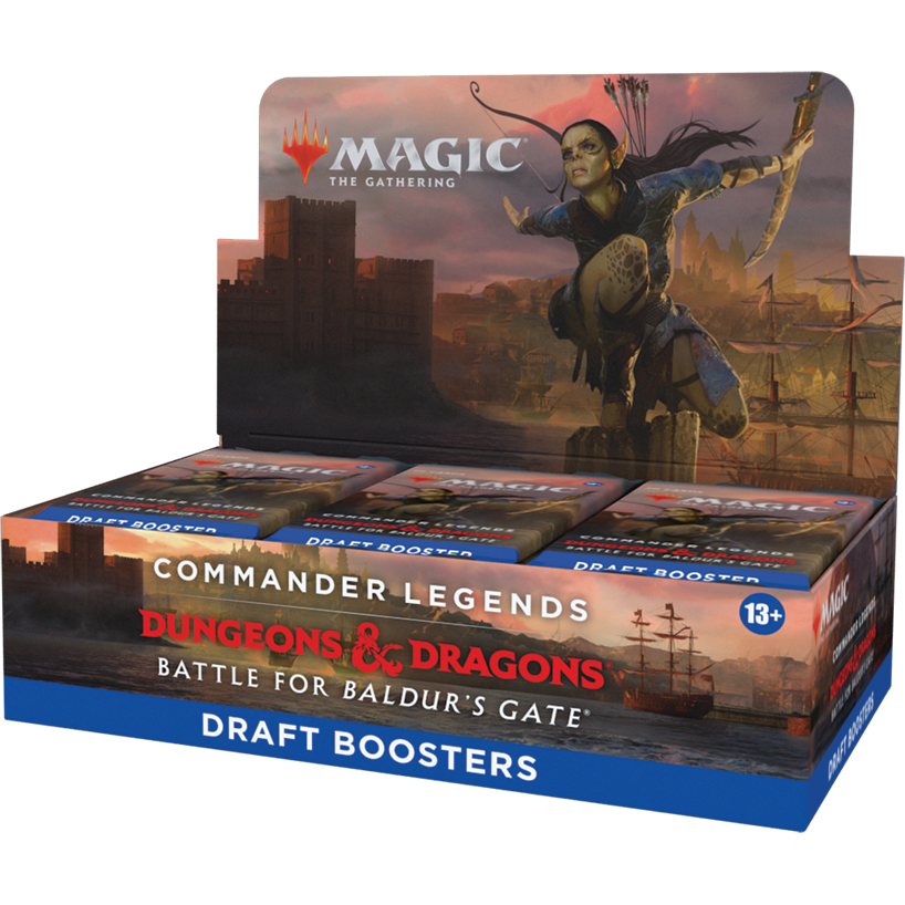 MTG - Commander Legends Dungeons & Dragons Battle for Baldur's Gate Boîte de boosters scellée (24 boosters)