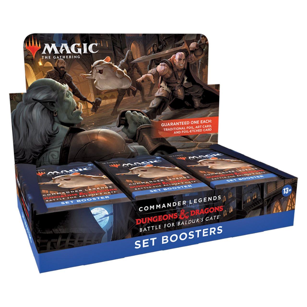 MTG - Commander Legends Dungeons & Dragons Battle for Baldur's Gate Boîte de boosters scellée (18 boosters)