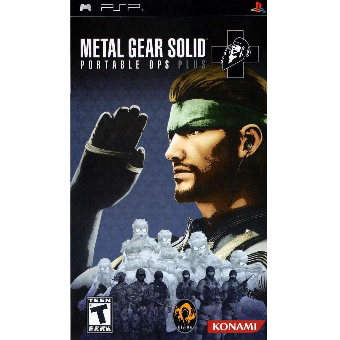 PSP - Metal Gear Solid Portable Ops Plus (In Case)