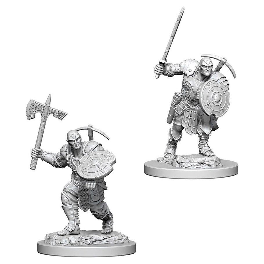 D&D - Minis - Nolzurs Marvelous Miniatures - Earth Genasi Male Fighter