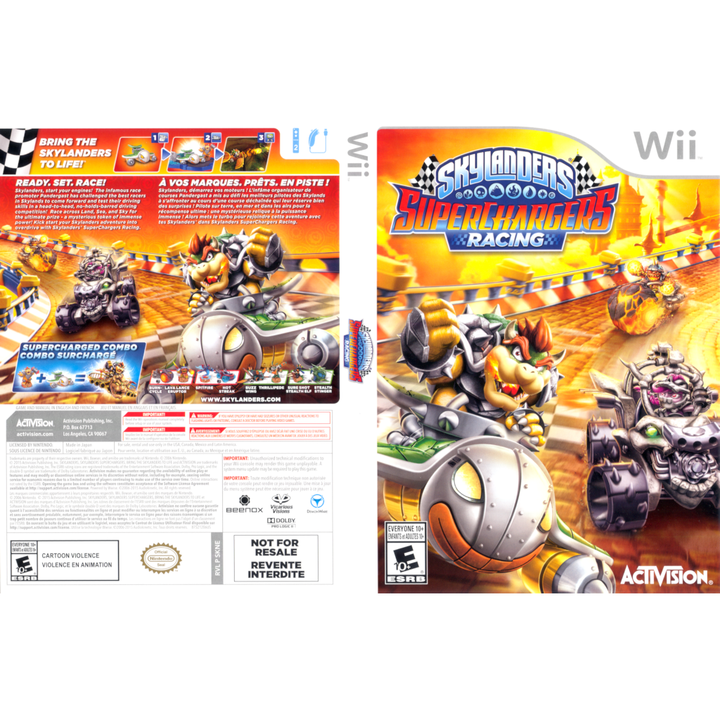 Wii - Skylanders SuperChargers Racing (Game Only)