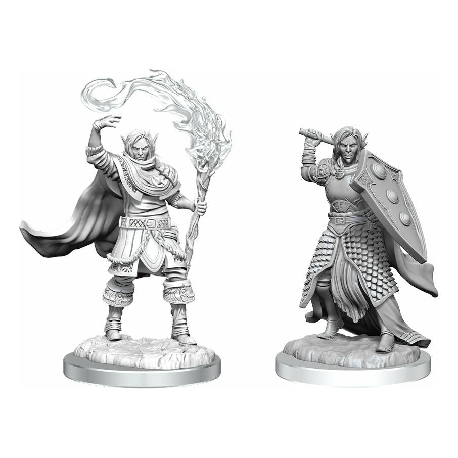 D&D - Minis - Nolzurs Marvelous Miniatures - Elf Male Cleric