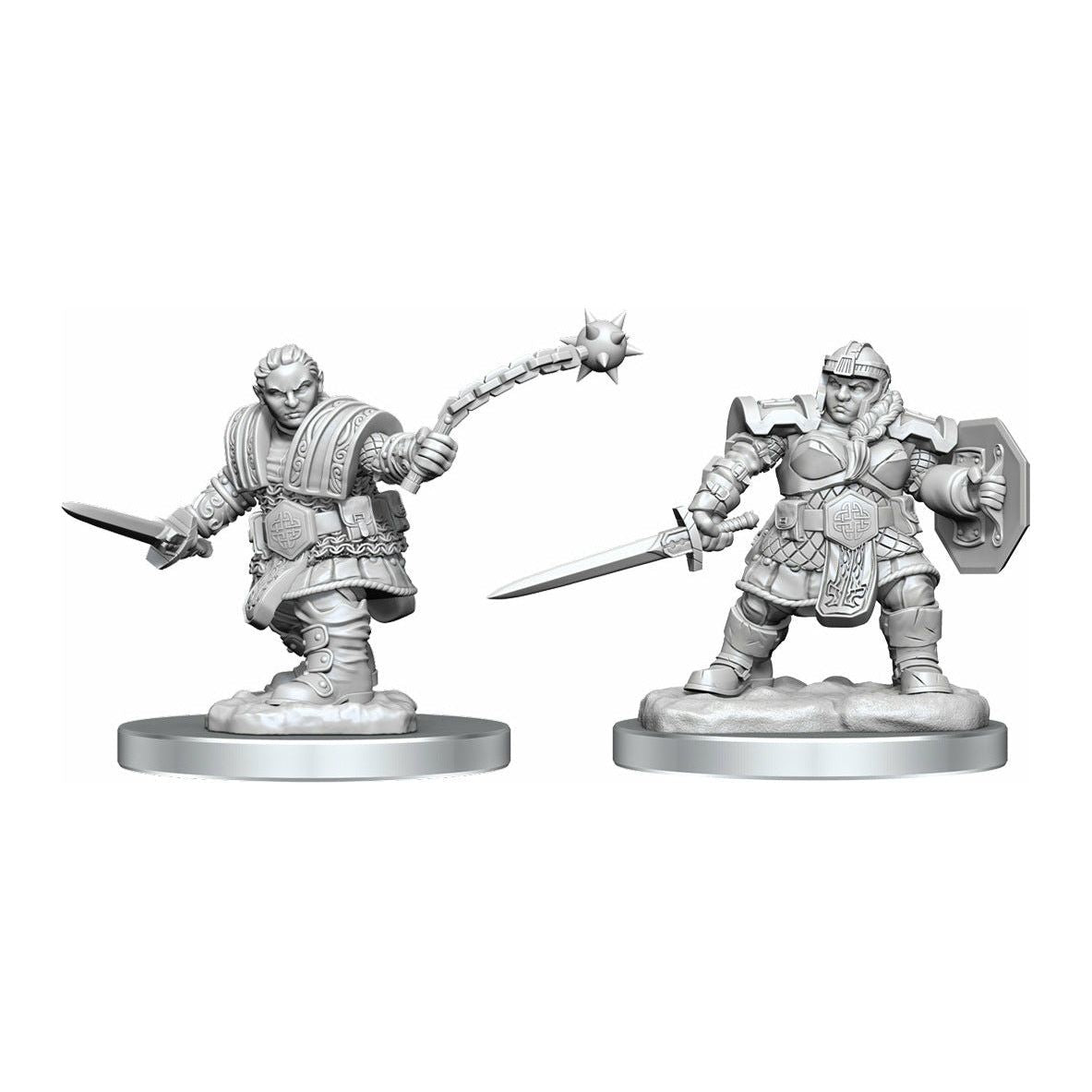 D&D - Minis - Nolzurs Marvelous Miniatures - Combattante naine