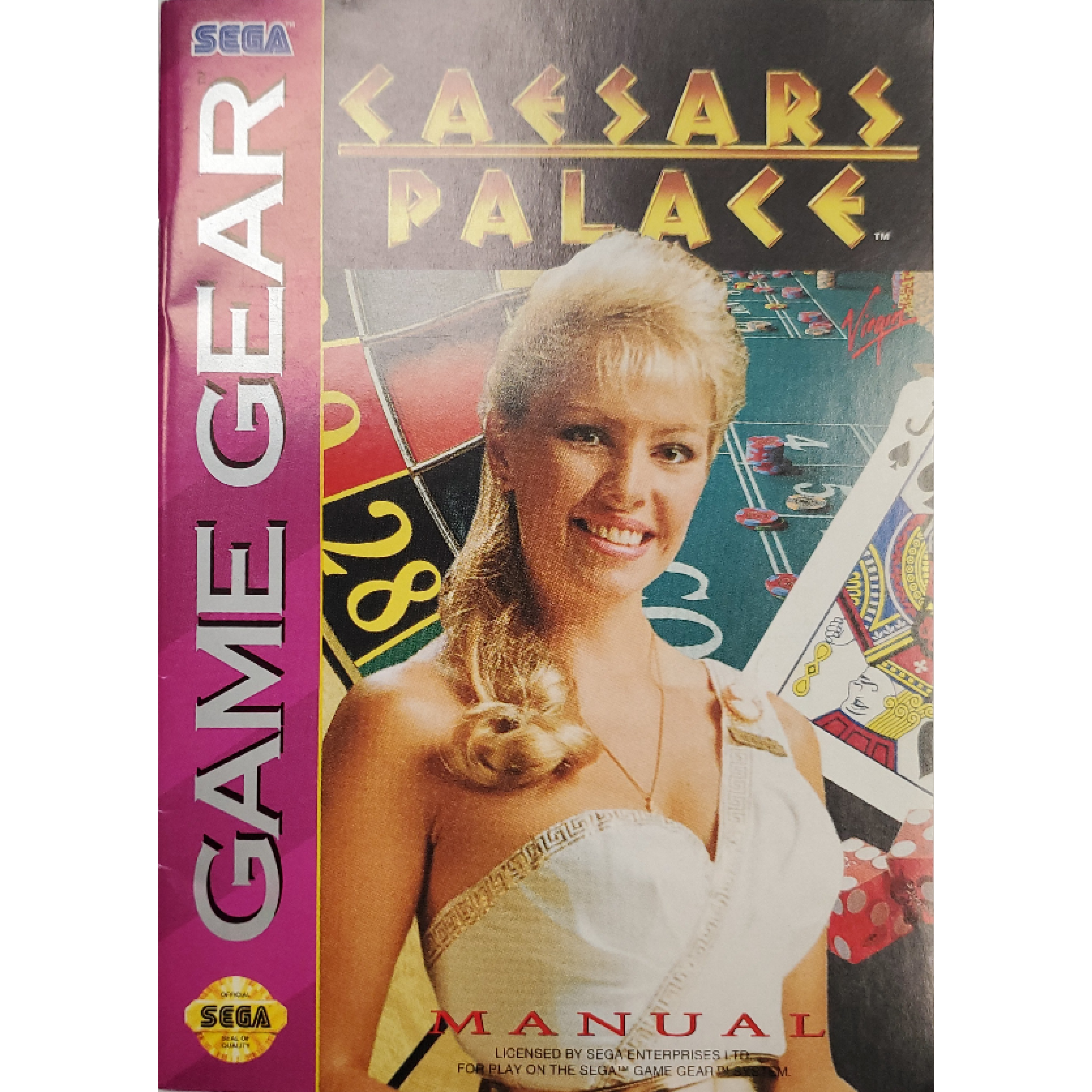 GameGear - Caesars Palace (Manual)