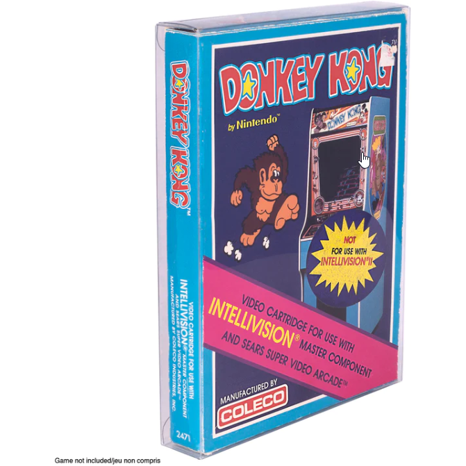 Protecteurs de cartouches de jeu et de boîtes CIB (PET)