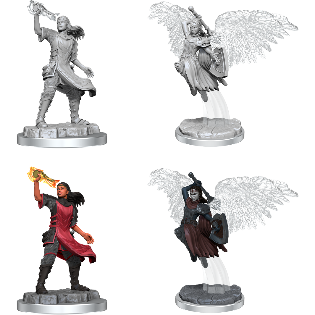D&D - Minis - Nolzurs Marvelous Miniatures - Aasimar Female Cleric