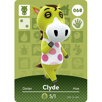 Amiibo - Animal Crossing Clyde Card (#068)