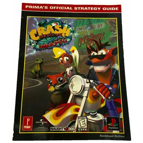 STRAT - Guide stratégique officiel de Crash Bandicoot Warped - Prima