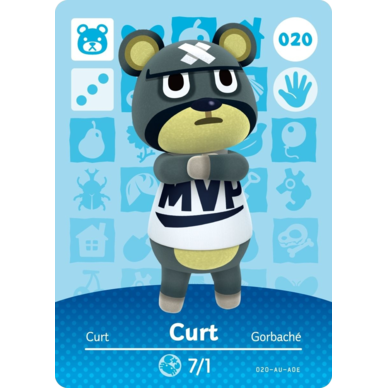 Amiibo - Animal Crossing Curt Card (#020)