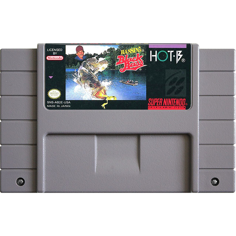 SNES - Bassin's Black Bass avec Hank Parker (cartouche uniquement)