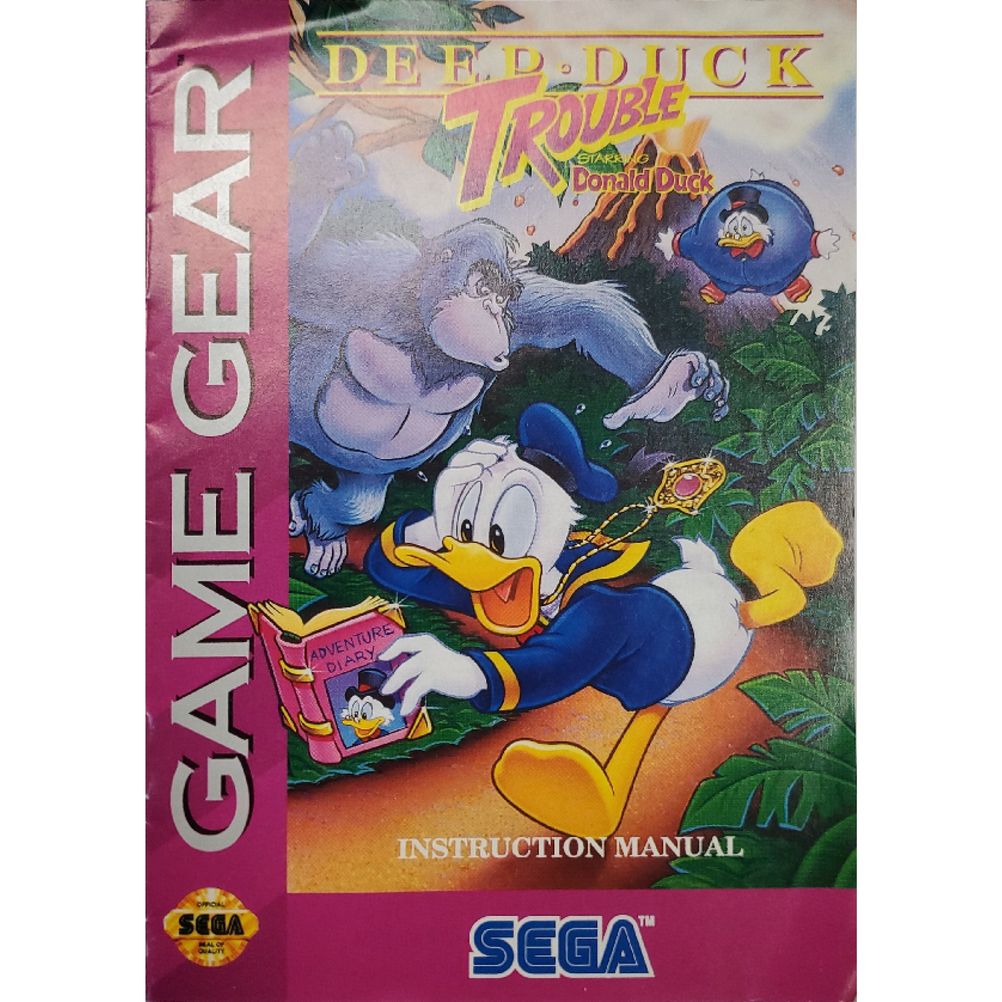 GameGear - Deep Duck Trouble (Manual)