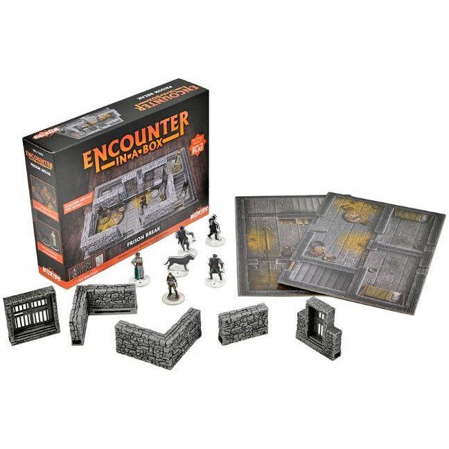 D&D - Tuiles Warlock - Rencontre dans une boîte - Prison Break