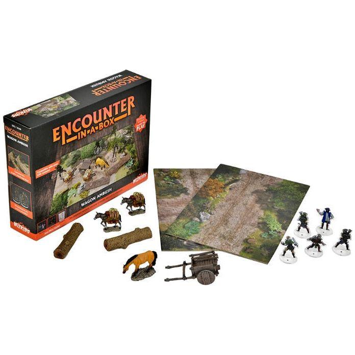 D&D - Tuiles Warlock - Rencontre dans une boîte - Embuscade en chariot