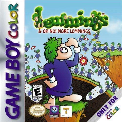 GBC - Lemmings et Oh non ! Encore des Lemmings ! (Cartouche uniquement)