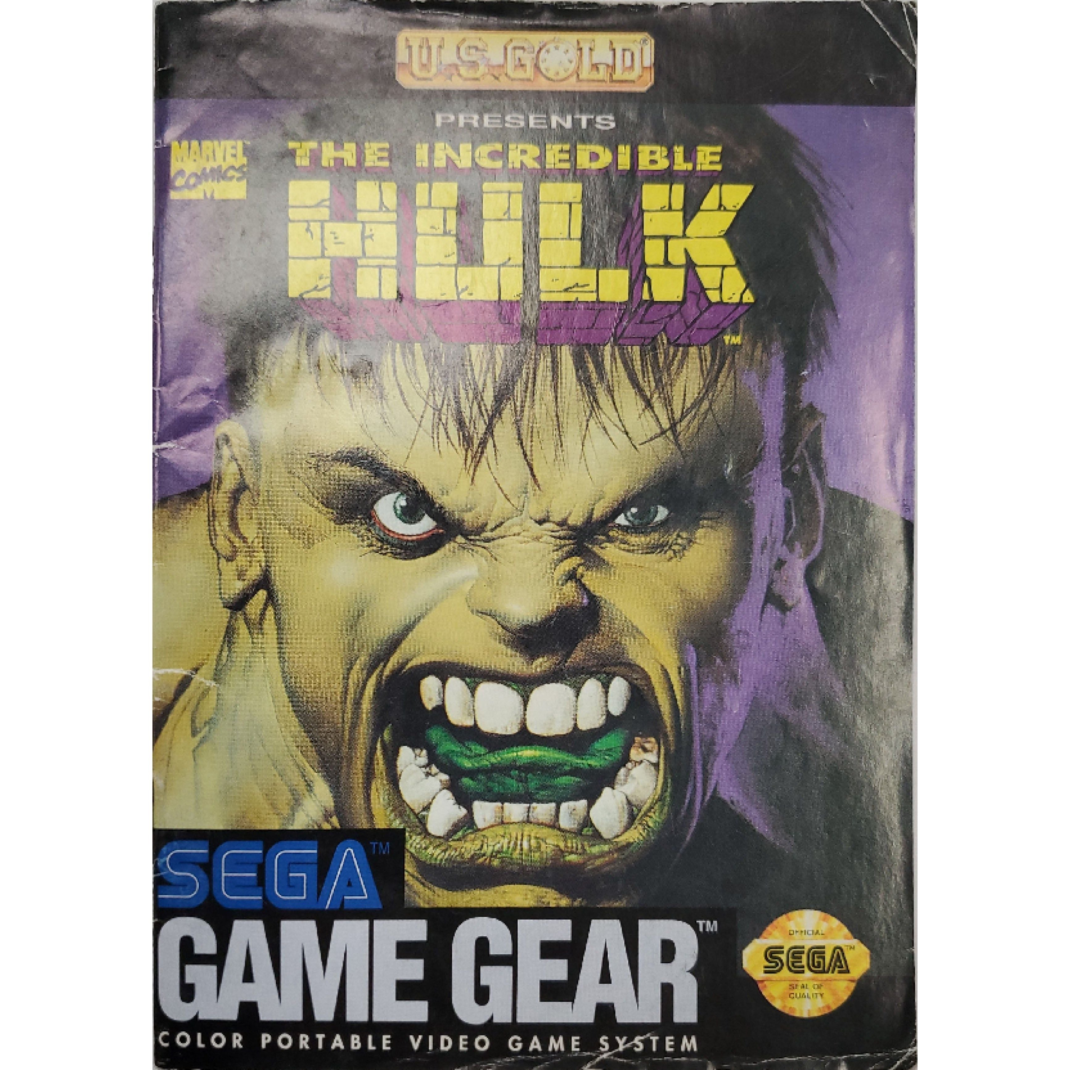 GameGear - The Incredible Hulk (Manual)