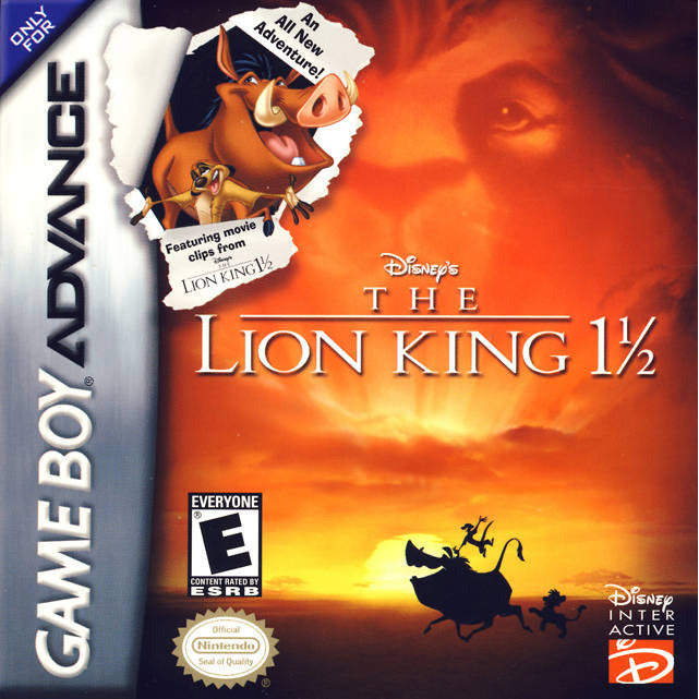 GBA - Le Roi Lion 1 1/2 (Cartouche uniquement)