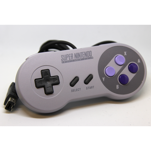 Manette classique du système de divertissement Super Nintendo (OEM)