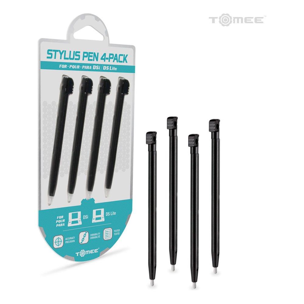 Ensemble de stylets pour Nintendo DSi et Nintendo DS Lite (noir) (paquet de 4)