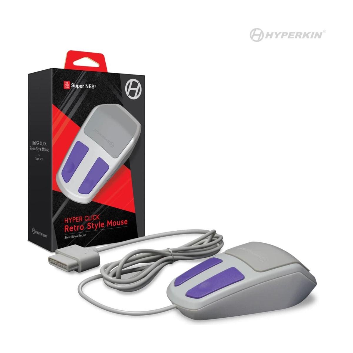 Hyper Click Retro Style Mouse for SNES