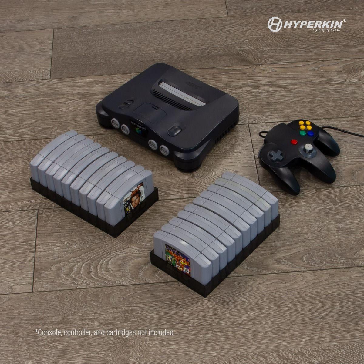Support de stockage pour 10 cartouches N64 (paquet de 2)