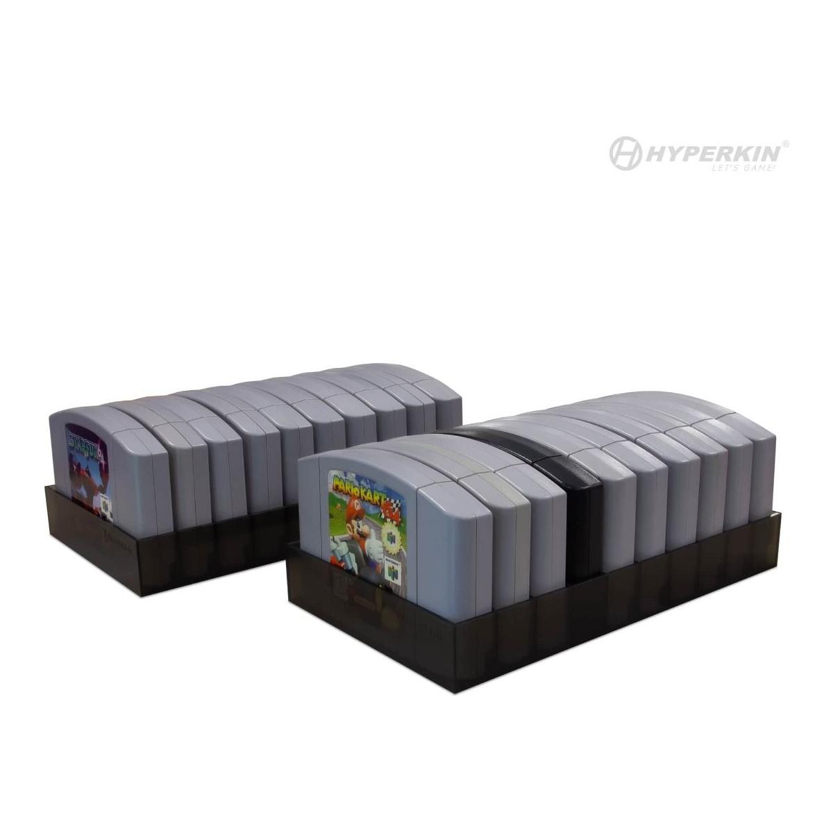 Support de stockage pour 10 cartouches N64 (paquet de 2)