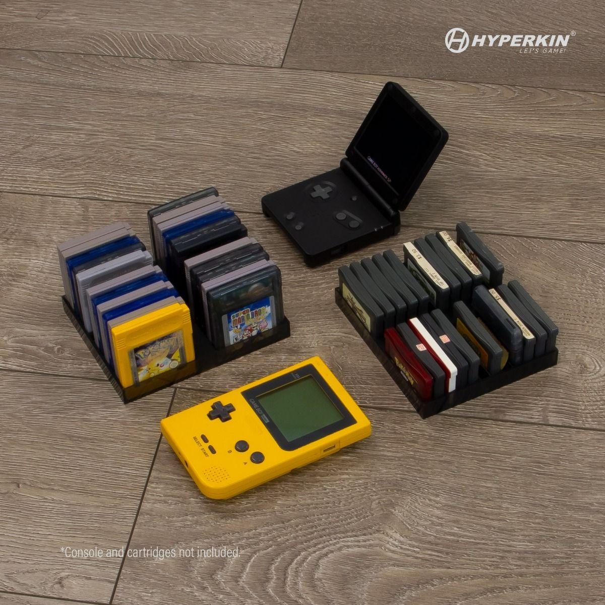 Support de rangement pour 24 cartouches Game Boy/Color/Advance (paquet de 2)