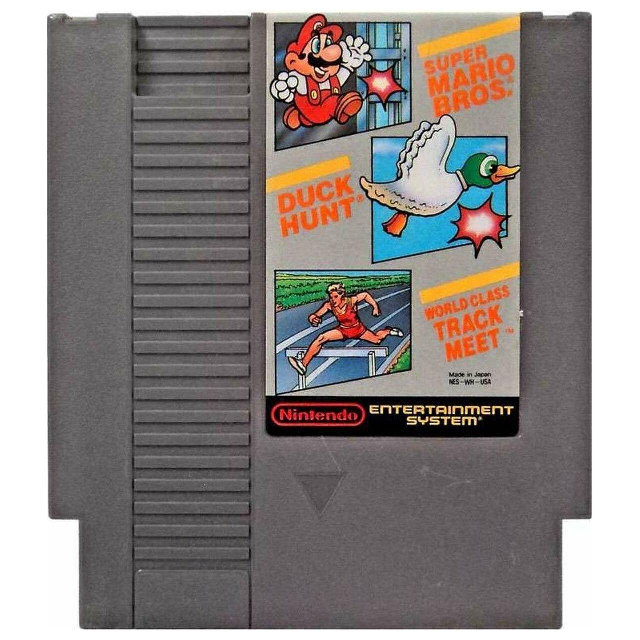 NES Super Mario Bros World Class Track Meet Duck Hunt (Cartridge