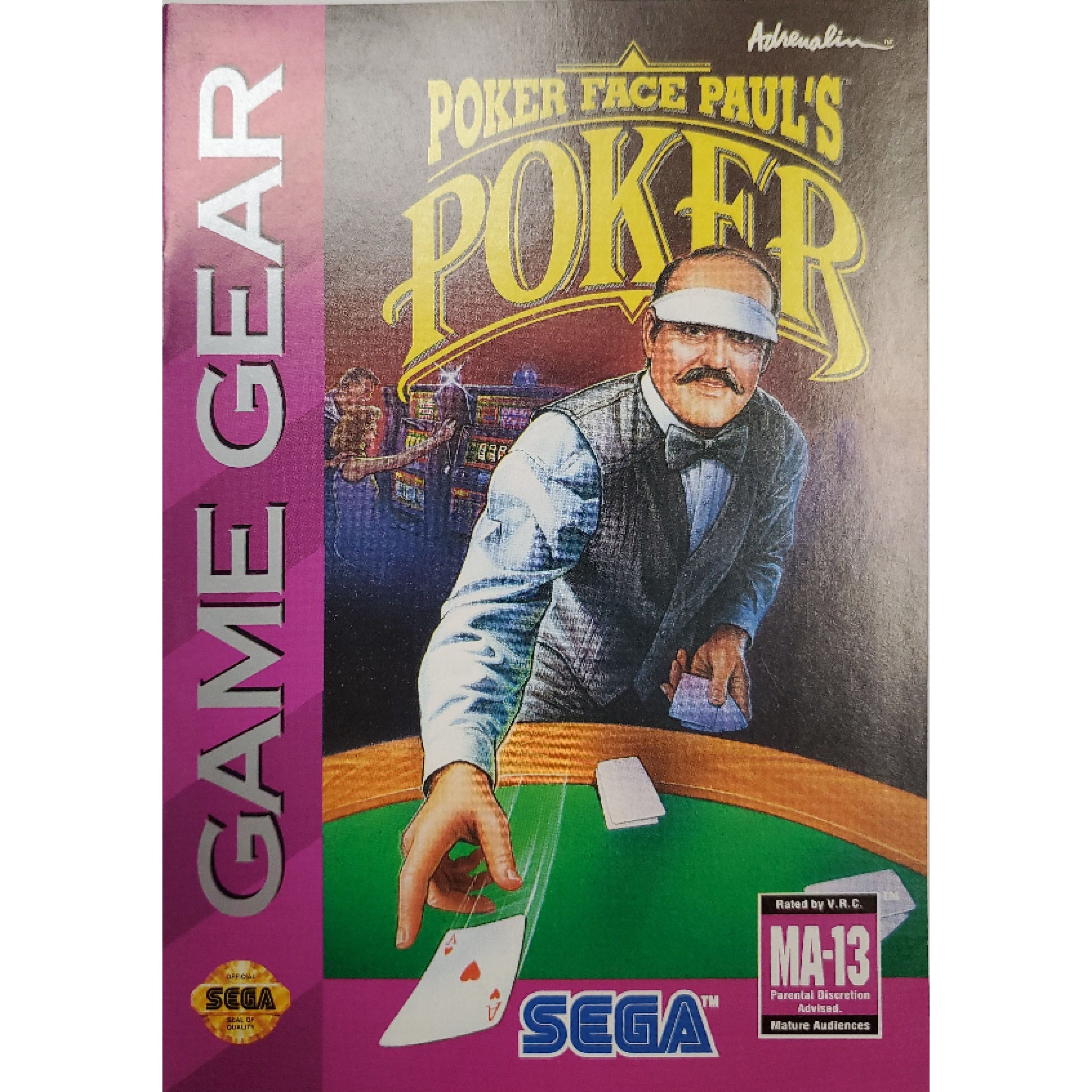 GameGear - Poker Face Paul's Poker (Manual)