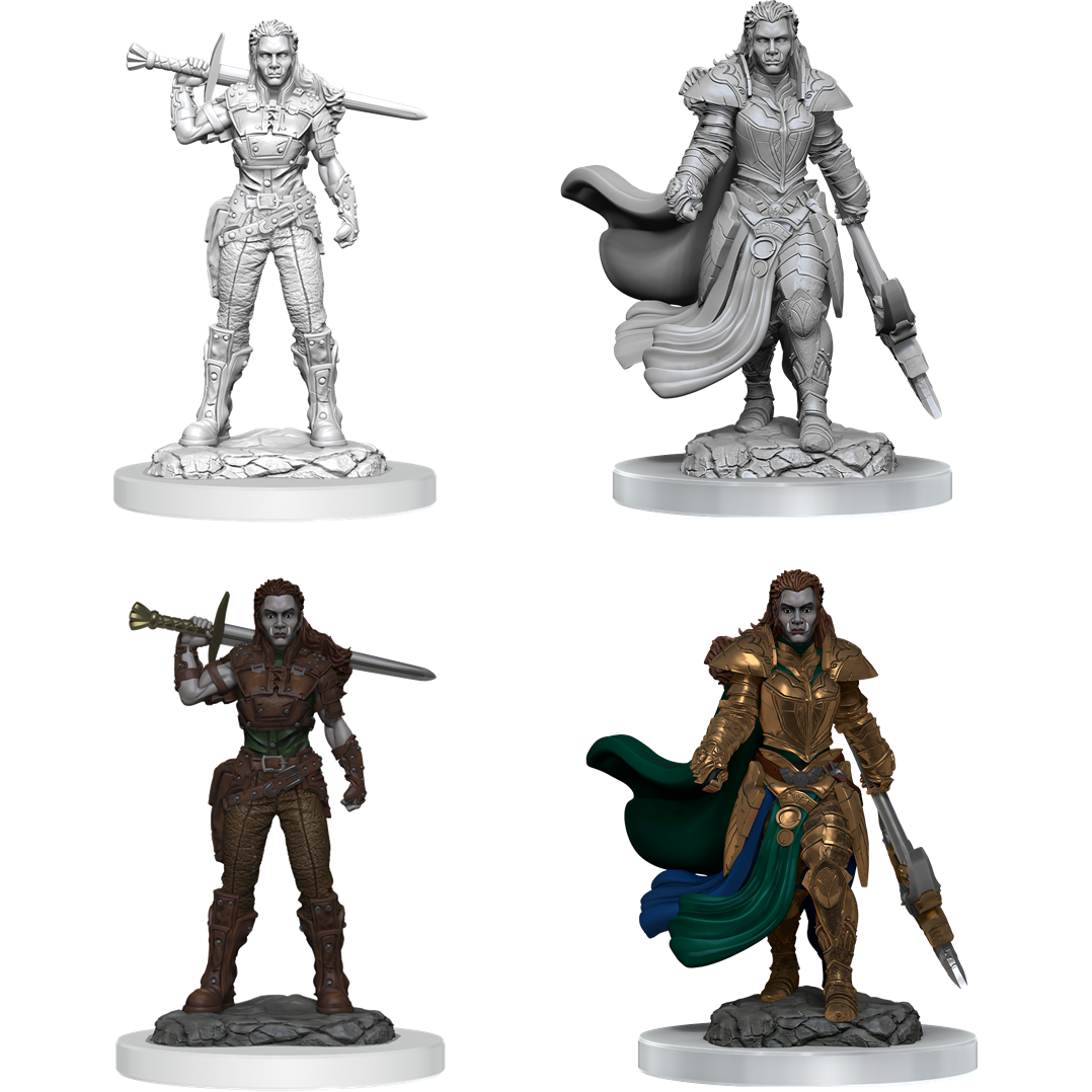 D&D - Minis - Nolzurs Marvelous Miniatures - Combattante Orc