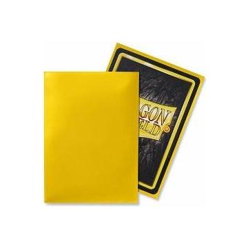 Dragon Shield Sleeves Classic Glossy (Paquet de 100) (Jaune)