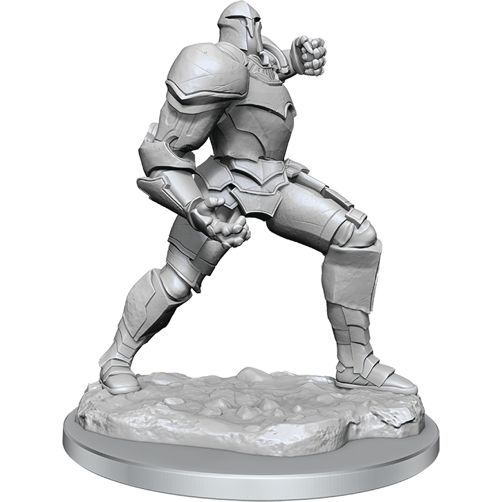 D&D - Minis - Miniatures de rôle critique - Golem de platine