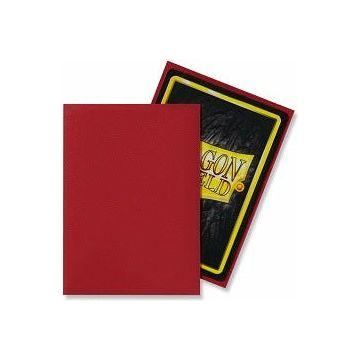 Dragon Shield Sleeves Classic Glossy (Paquet de 100) (Rouge)