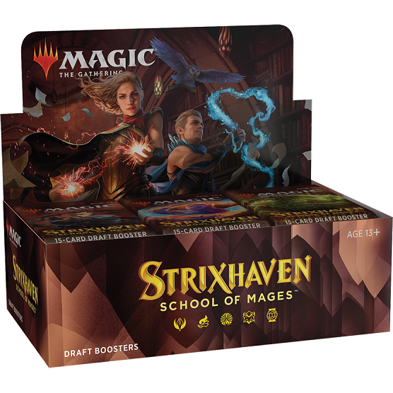 MTG - Boîte de boosters de draft scellée de l'École des Mages de Strixhaven (36 packs de boosters)