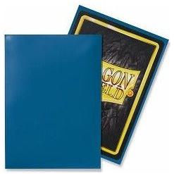 Dragon Shield Sleeves Classic Glossy (100 Pack) (Blue)