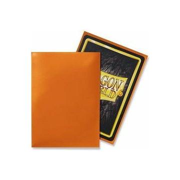 Dragon Shield Sleeves Classic Brillant (Paquet de 100) (Orange)