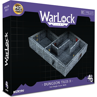 D&D - Warlock Tiles II - Full Height Stone Walls