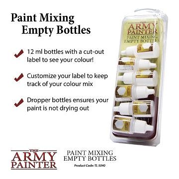 The Army Painter - Paint Mixing Empty Bottles