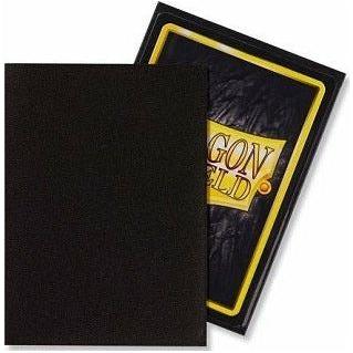 Dragon Shield Sleeves Matte (Paquet de 100) (Noir)