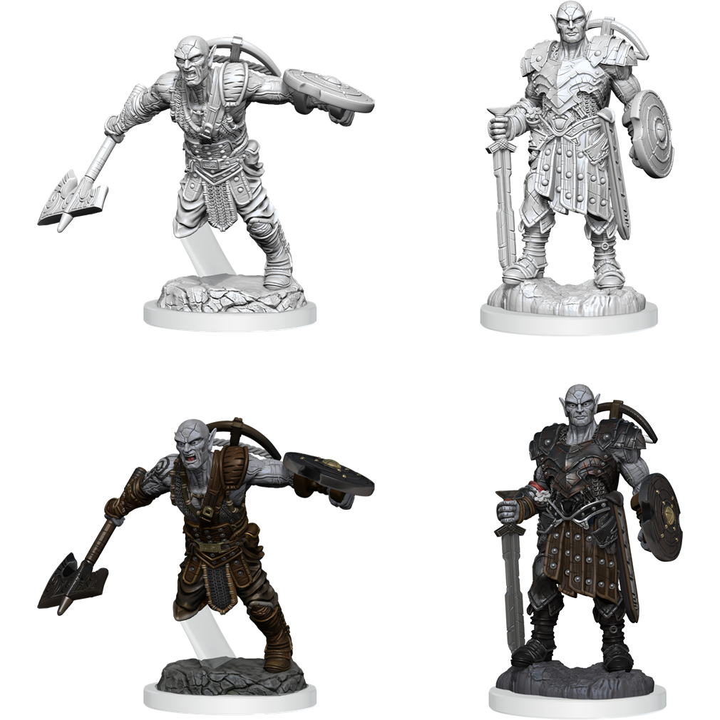D&D - Minis - Nolzurs Marvelous Miniatures - Earth Genasi Male Fighter