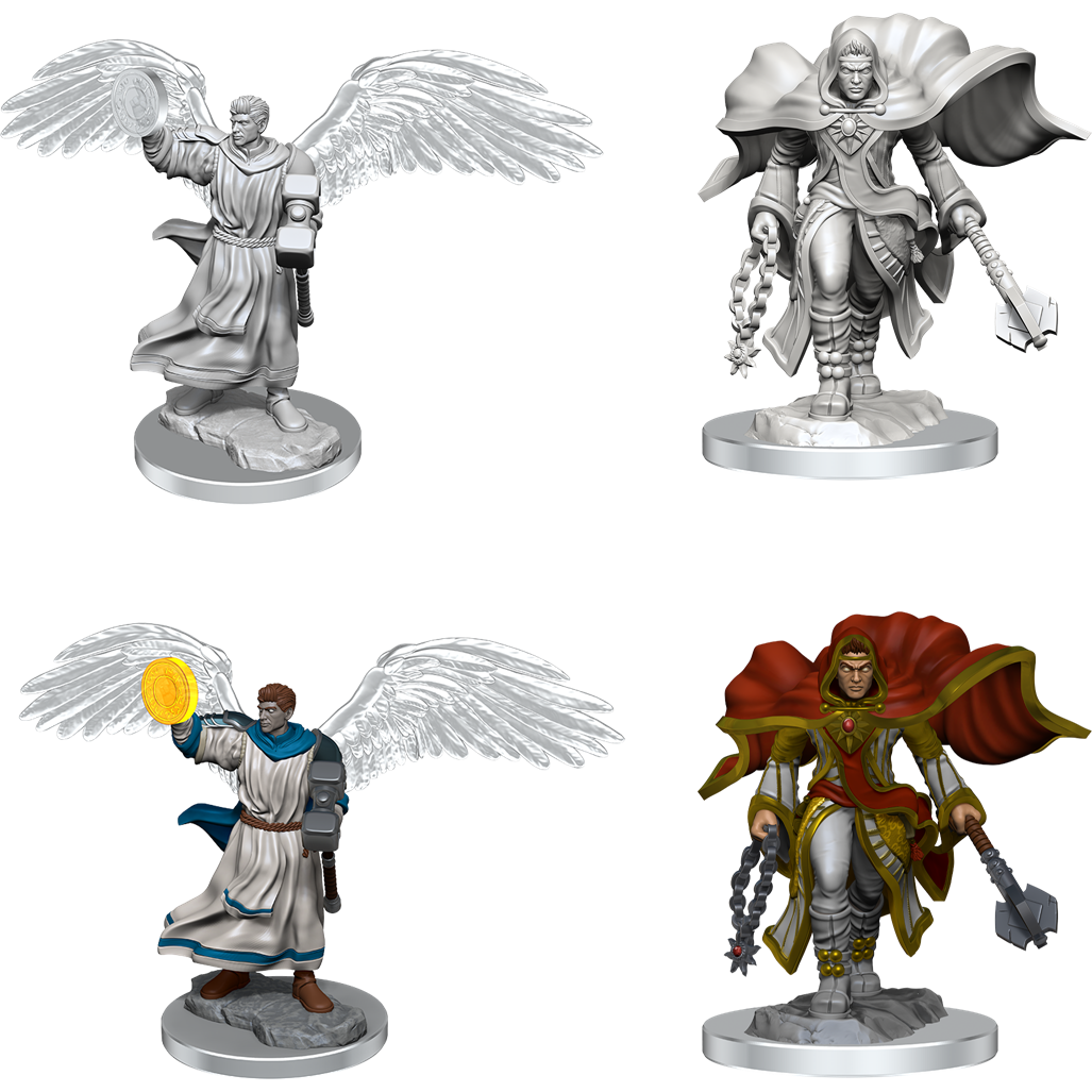 D&D - Minis - Nolzurs Marvelous Miniatures - Aasimar Male Cleric