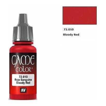 Peinture de couleur de jeu - Rouge sanglant