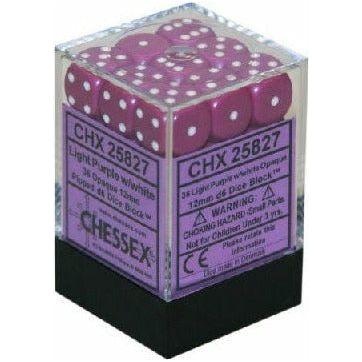 Dice - 36 D6 Piece Opaque Dice Set (Black/Red)