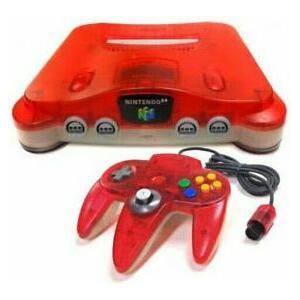 Nintendo 64 System - Clear Red Edition