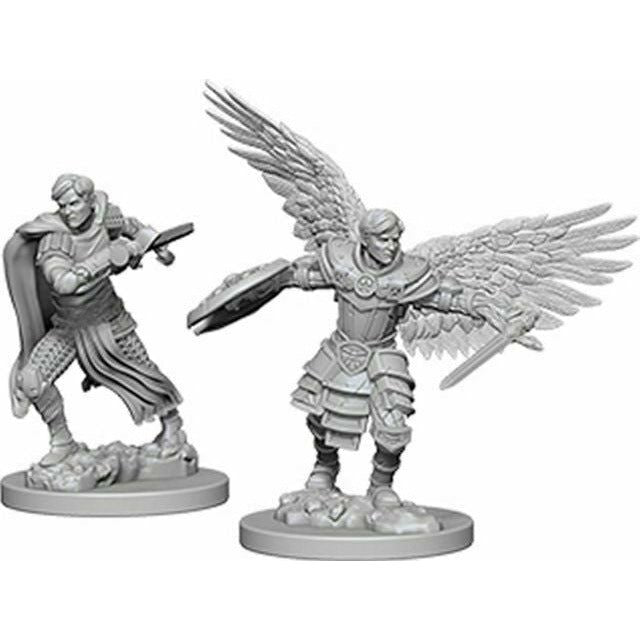 D&D - Minis - Nolzurs Marvelous Miniatures - Aasimar Male Fighter